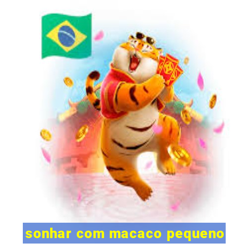 sonhar com macaco pequeno